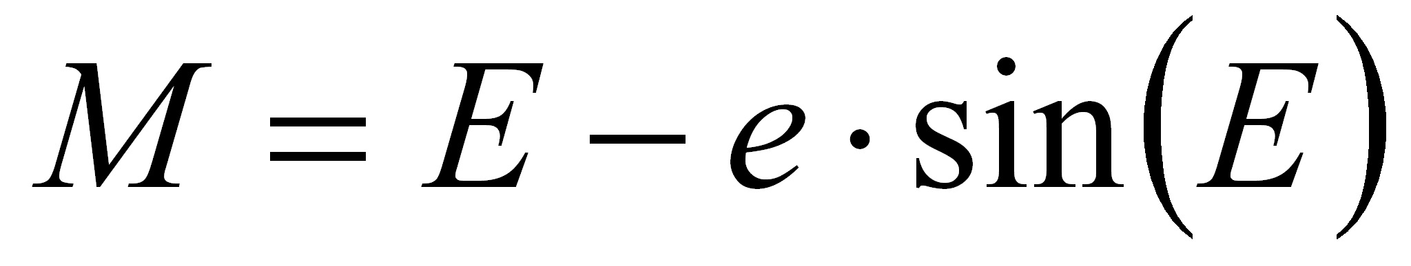 Kepler's Equation